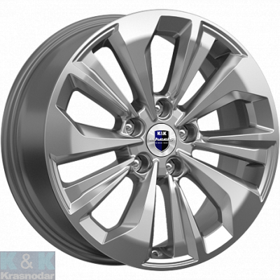 Колесный диск K&K Авиор (КС936) 7x17/5x108 ET50 D63.35 дарк платинум брайт