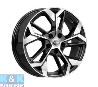 Колесный диск K&K КС1062 (ZV 17_Creta) 6.5x17/5x114.3 ET45 D67.1 алмаз черный