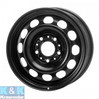 Колесный диск ТЗСК Renault Logan 5.5х14/4x100 ET43 D60.1 черный