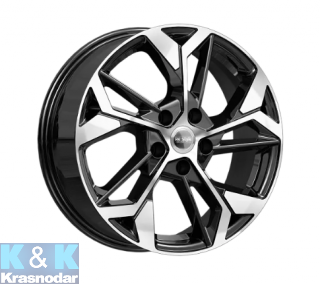 Колесный диск K&K КС1062 (ZV 17_Tiguan) 6.5x17/5x112 ET3 D57.1 алмаз черный