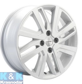 Колесный диск Khomen Wheels KHW1609 (Rio I/Solaris I) 6x16/4x100 ET48 D54.1 F-silver