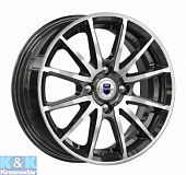 Колесный диск K&K Квант (КС960) 5.5x14/4x100 ET38 D60.1 алмаз черный