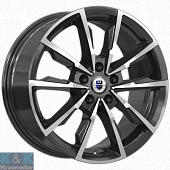 Колесный диск K&K Меренге (КС902) 7.5x17/5x114.3 ET40 D66.1 алмаз черный