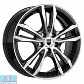 Колесный диск K&K Samara (КС866) 6x16/4x100 ET45 D67.1 алмаз черный