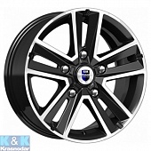 Колесный диск K&K Арена (КС864) 6.5x16/5x139.7 ET40 D98 алмаз черный