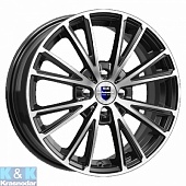 Колесный диск K&K Меандр (КС879) 6x16/4x100 ET45 D67.1 алмаз черный